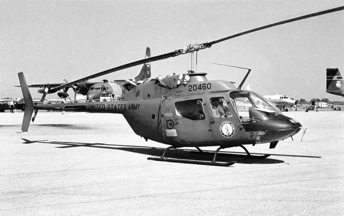 Framed Print : Bell OH-58A Kiowa 71-20460 Framed Print : Bell OH-58A Kiowa 71-20460