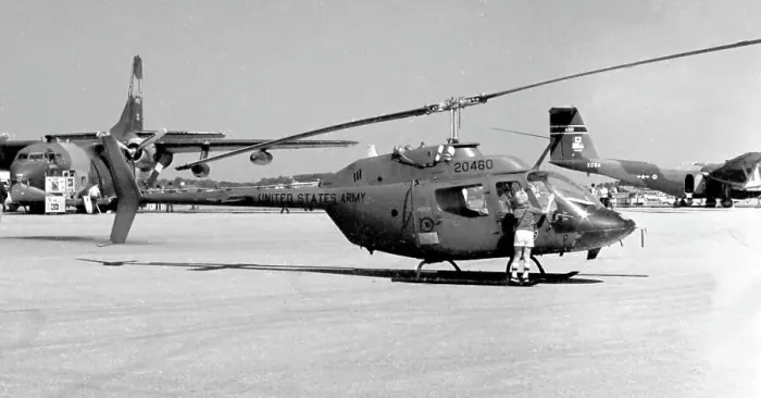 Framed Print : Bell OH-58A Kiowa 71-20460 Framed Print : Bell OH-58A Kiowa 71-20460
