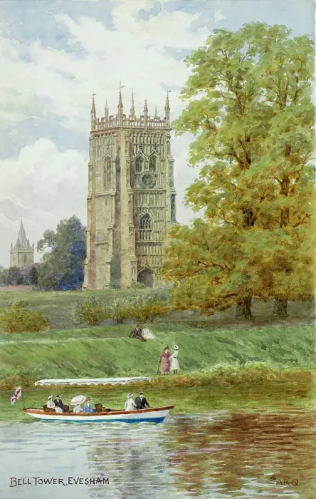 Framed Print : Bell Tower, Evesham, Worcestershire Framed Print : Bell Tower, Evesham, Worcestershire