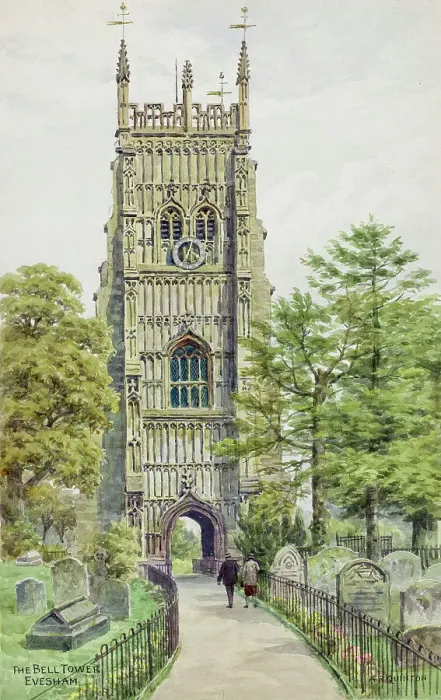 Framed Print : Bell Tower, Evesham, Worcestershire Framed Print : Bell Tower, Evesham, Worcestershire