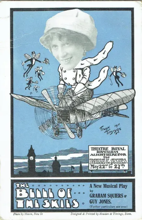 Framed Print : The Belle of the Skies, by Squiers and Jones Framed Print : The Belle of the Skies, by Squiers and Jones