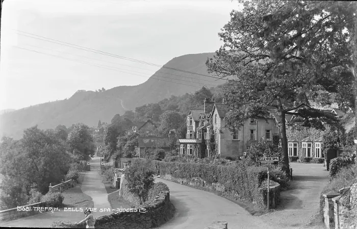 Framed Print : Belle Vue Spa in Trefriw Framed Print : Belle Vue Spa in Trefriw