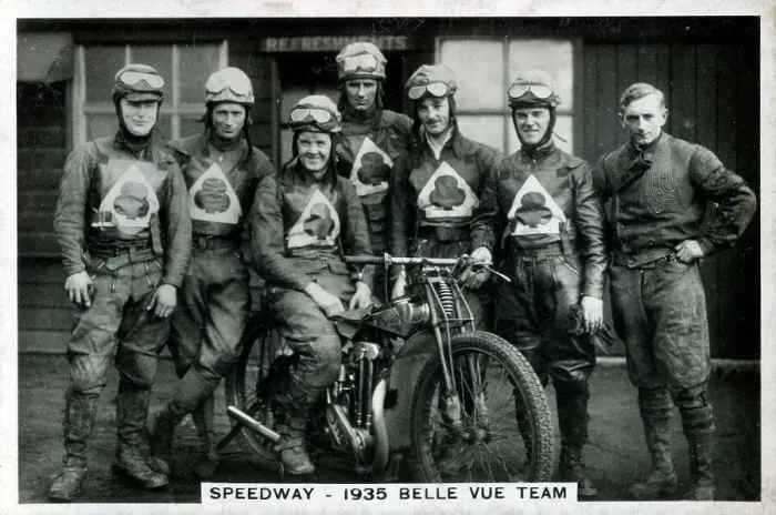 Framed Print : Belle Vue Speedway Team Framed Print : Belle Vue Speedway Team