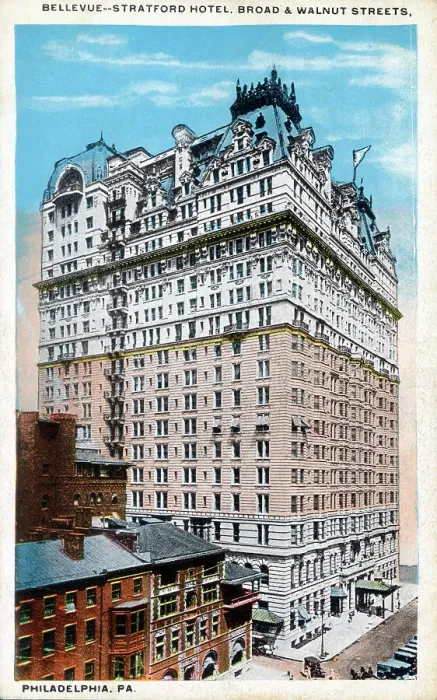 Framed Print : Bellevue-Stratford Hotel, Broad & Walnut, Philadephia, USA Framed Print : Bellevue-Stratford Hotel, Broad & Walnut, Philadephia, USA