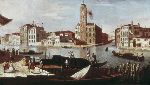 BELLOTTO, Bernardo (1720-1780). View of Venice