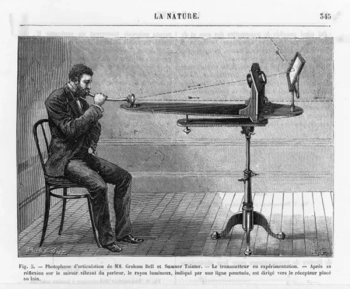 Framed Print : Bells Photophone / C19Th Framed Print : Bells Photophone / C19Th