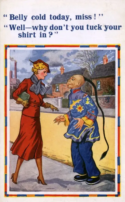 Framed Print : Belly Cold - Chinese man causes linguistic confusion Framed Print : Belly Cold - Chinese man causes linguistic confusion