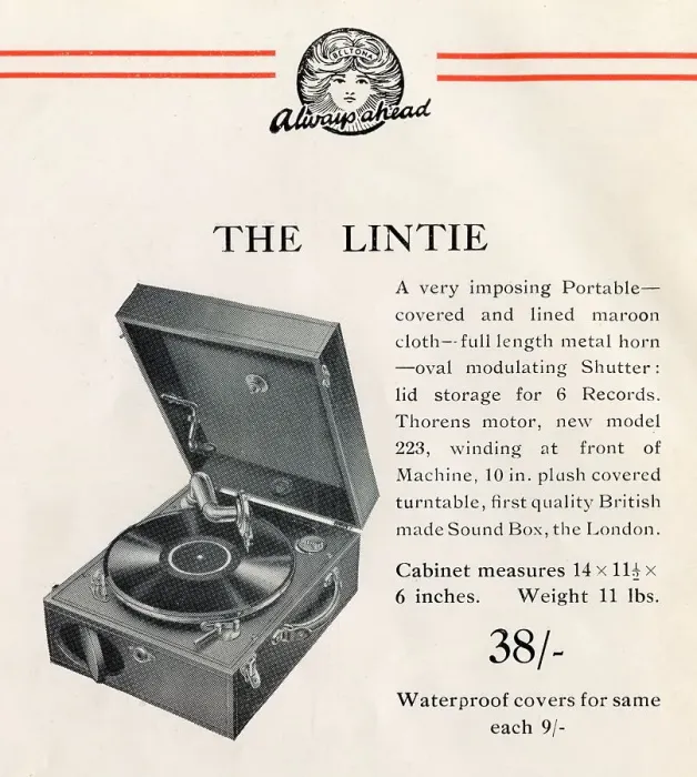 Framed Print : Beltona Lintie Portable Gramophone Framed Print : Beltona Lintie Portable Gramophone