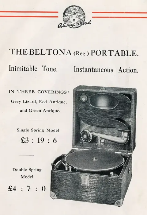 Framed Print : Beltona Portable Gramophone Framed Print : Beltona Portable Gramophone