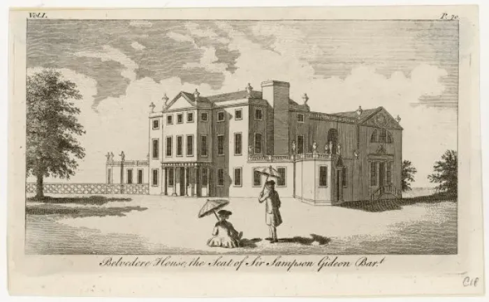 Framed Print : Belvedere House / Kent Framed Print : Belvedere House / Kent