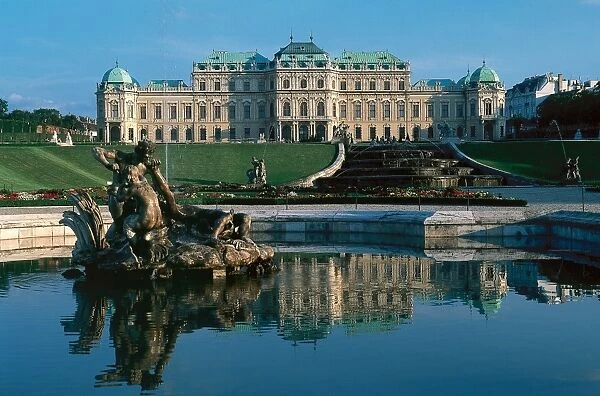 Belvedere Palace. Vienna. Austria