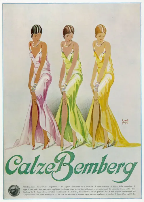 Framed Print : BEMBERG STOCKINGS 1931 Framed Print : BEMBERG STOCKINGS 1931