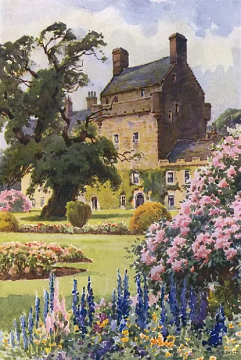 Framed Print : Bemersyde House / 20C Framed Print : Bemersyde House / 20C