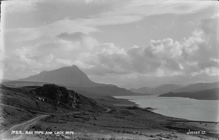 Framed Print : Ben Hope and Loch Hope Framed Print : Ben Hope and Loch Hope