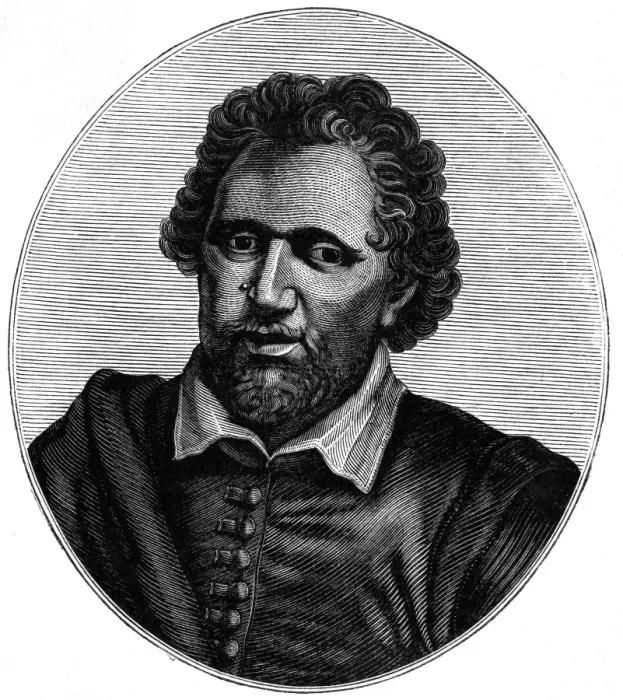 Framed Print : Ben Jonson / Oval / Anon Framed Print : Ben Jonson / Oval / Anon
