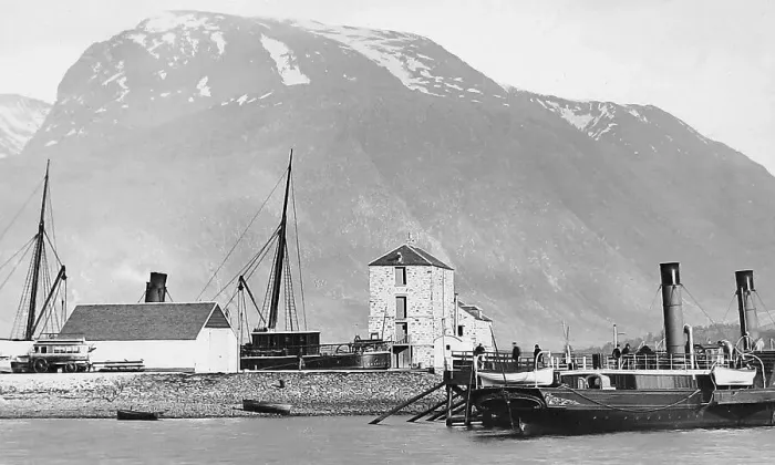 Framed Print : Ben Nevis from Corpach Victorian period Framed Print : Ben Nevis from Corpach Victorian period