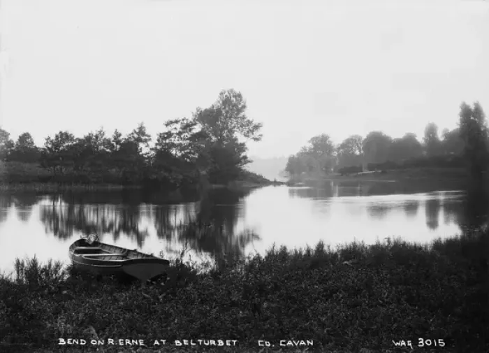 Framed Print : Bend on R. Erne at Belturbet Framed Print : Bend on R. Erne at Belturbet