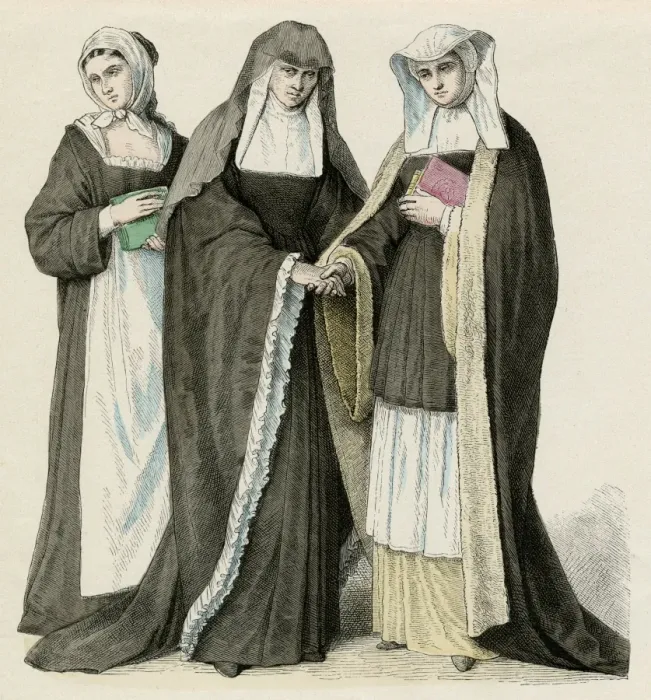 Framed Print : Benedictine Nuns Framed Print : Benedictine Nuns