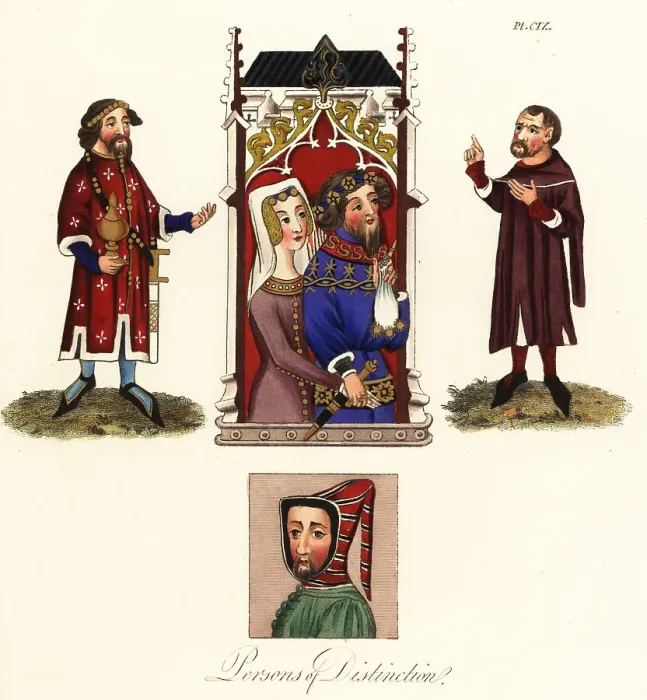 Framed Print : Benefactors and illuminator of the Abbey of St Albans Framed Print : Benefactors and illuminator of the Abbey of St Albans