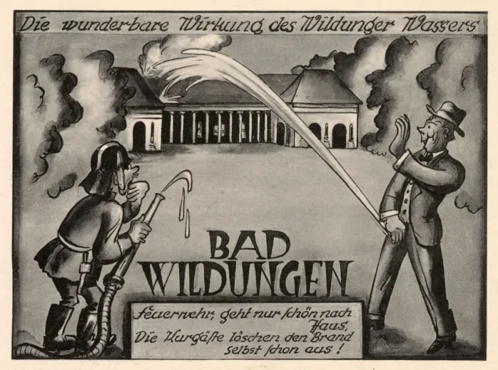 Framed Print : The benefits of taking the water at Bad Wildungen, Germany Framed Print : The benefits of taking the water at Bad Wildungen, Germany