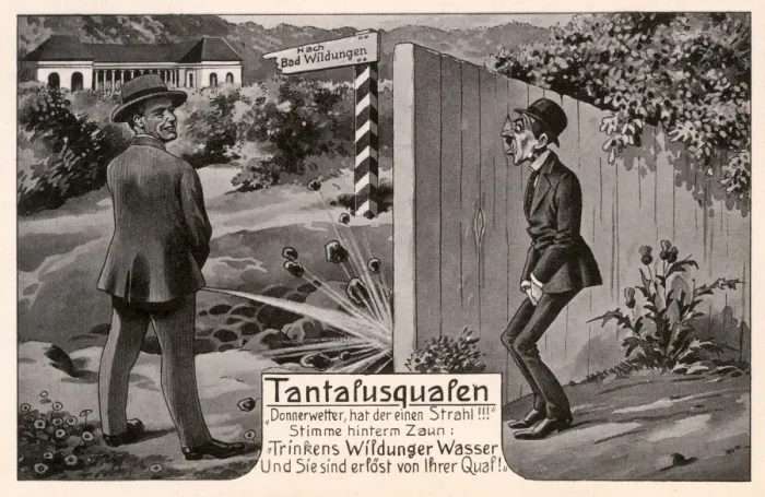 Framed Print : The benefits of taking the water at Bad Wildungen, Germany Framed Print : The benefits of taking the water at Bad Wildungen, Germany