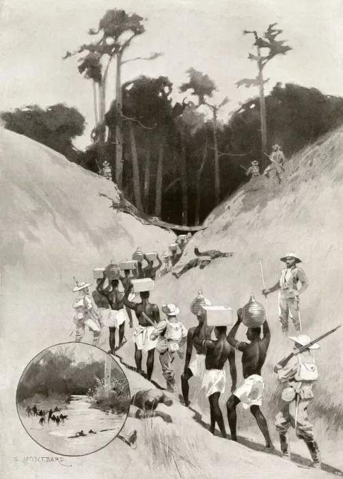Framed Print : The Benin expedition Framed Print : The Benin expedition