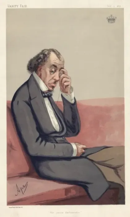 Framed Print : Benjamin Disraeli / Ape Framed Print : Benjamin Disraeli / Ape