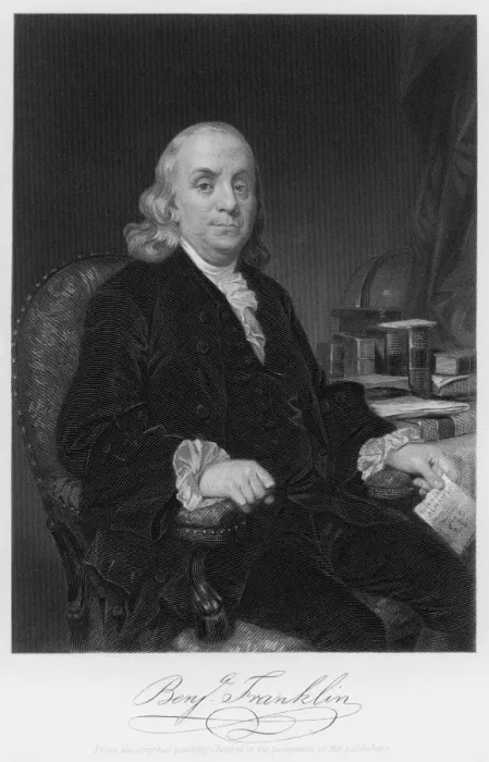 Framed Print : Benjamin Franklin Framed Print : Benjamin Franklin