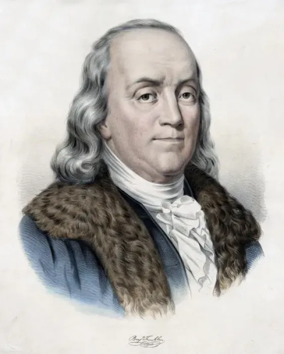 Framed Print : Benjamin Franklin Framed Print : Benjamin Franklin