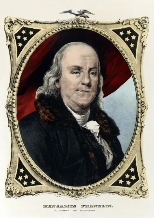 Framed Print : Benjamin Franklin Framed Print : Benjamin Franklin