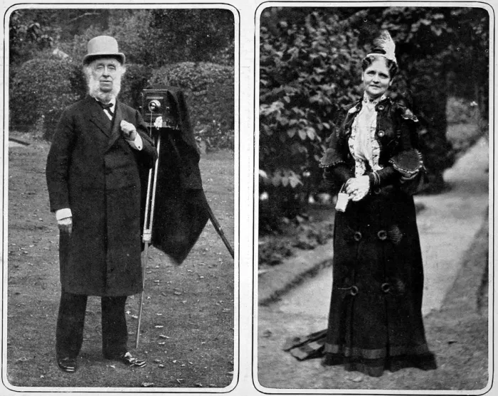 Framed Print : Benjamin Stone & his wife Framed Print : Benjamin Stone & his wife