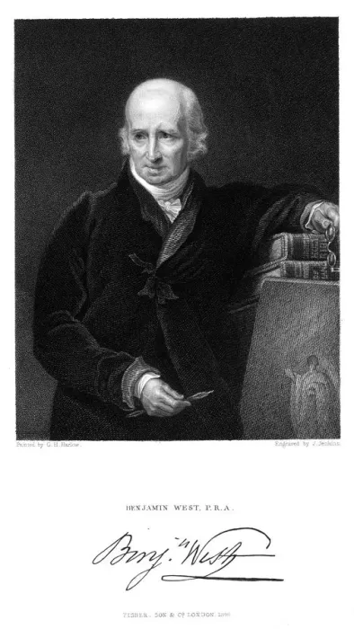 Framed Print : Benjamin West - 2 Framed Print : Benjamin West - 2
