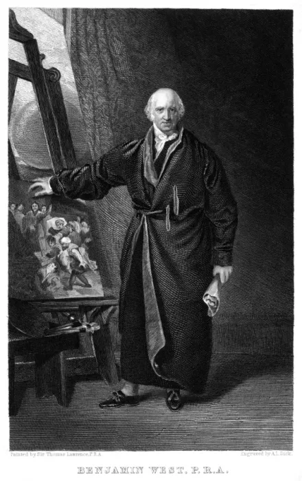 Framed Print : Benjamin West - 5 Framed Print : Benjamin West - 5