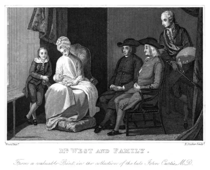 Framed Print : Benjamin West - 8 Framed Print : Benjamin West - 8