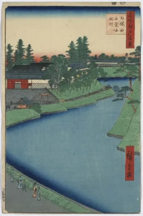 Framed Print : Benkei Moat from Soto-Sakurada to Kojimachi Framed Print : Benkei Moat from Soto-Sakurada to Kojimachi