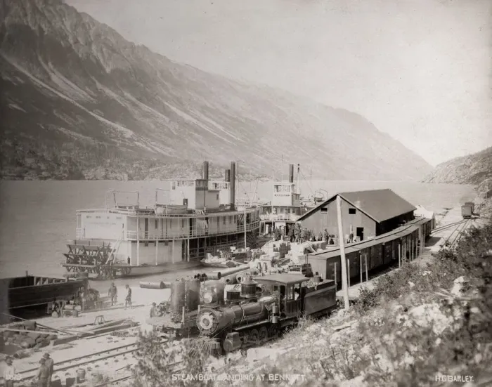 Framed Print : Bennett Lake, White Pass & Yukon Railway, Canada Framed Print : Bennett Lake, White Pass & Yukon Railway, Canada