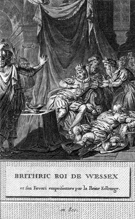 Framed Print : Beorhtric of Wessex is poisoned Framed Print : Beorhtric of Wessex is poisoned