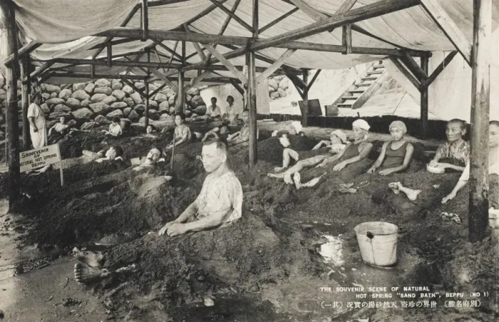Framed Print : Beppu - Sand Baths at the Hot Springs Framed Print : Beppu - Sand Baths at the Hot Springs