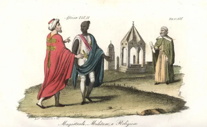 Framed Print : Berber magistrate, soldier and priest, North Framed Print : Berber magistrate, soldier and priest, North