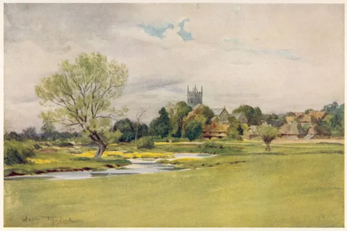Framed Print : Bere Regis - Dorset - 1925 Framed Print : Bere Regis - Dorset - 1925