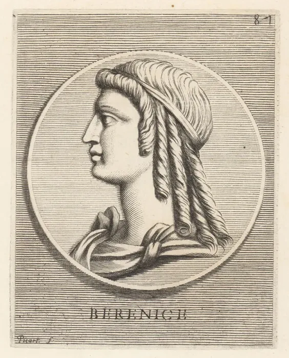 Framed Print : Berenice I, Queen of Egypt by marriage to Ptolemy I Soter, c. 34 Framed Print : Berenice I, Queen of Egypt by marriage to Ptolemy I Soter, c. 34