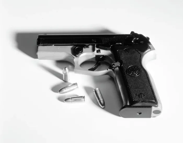 Framed Print : Beretta automatic pistol Framed Print : Beretta automatic pistol