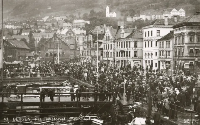 Framed Print : Bergen, Norway - The Fishmarket Framed Print : Bergen, Norway - The Fishmarket