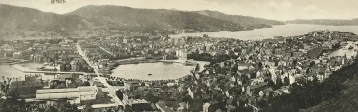 Framed Print : Bergen, Norway - Panoramic view Framed Print : Bergen, Norway - Panoramic view