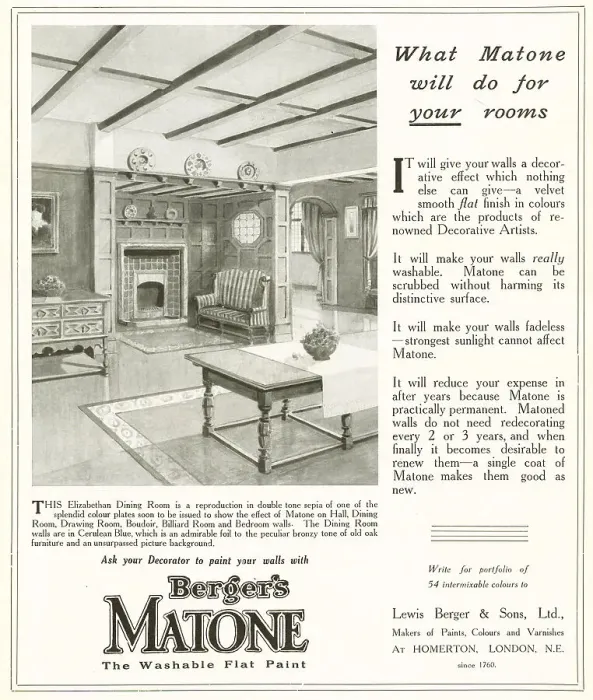 Framed Print : Berger's Matone Advertisement Framed Print : Berger's Matone Advertisement