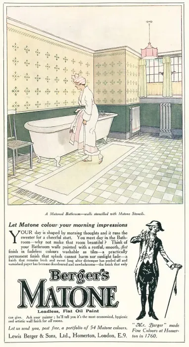 Framed Print : Berger's Matone Advertisement Framed Print : Berger's Matone Advertisement
