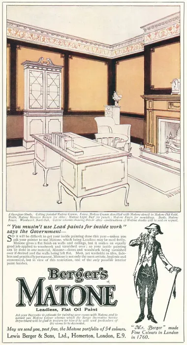 Framed Print : Berger's Matone Advertisement Framed Print : Berger's Matone Advertisement