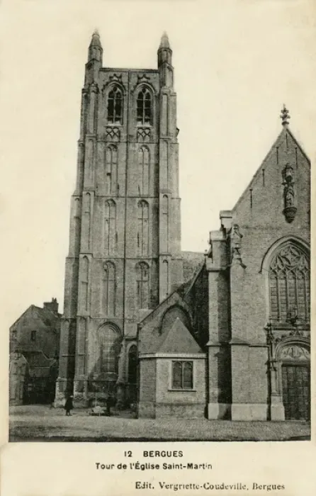 Framed Print : Bergues, France - tower of the Saint Martin Church Framed Print : Bergues, France - tower of the Saint Martin Church