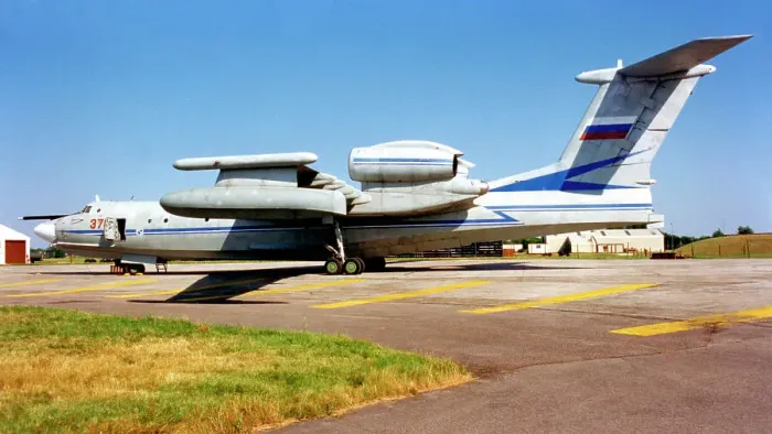 Framed Print : Beriev A-40 378 Red Framed Print : Beriev A-40 378 Red