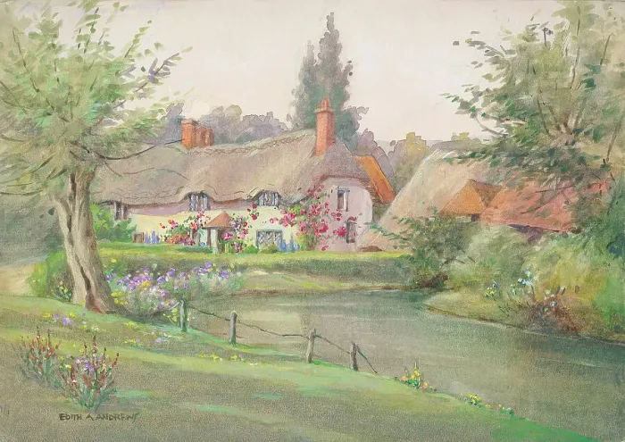 Framed Print : A Berkshire Farm - Gardens Framed Print : A Berkshire Farm - Gardens